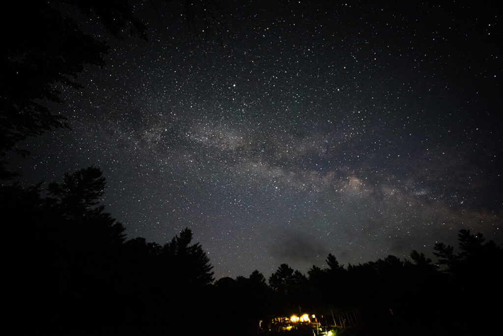 Milky Way Rising over Wolf Lake Nikon D810, Laowa 12mm f/2.8 | ISO400, 20 sec @ f/2.8