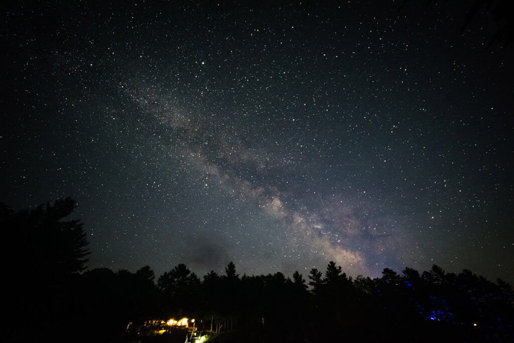 Milky Way Rising over Wolf Lake Nikon D810, Laowa 12mm f/2.8 | ISO400, 20 sec @ f/2.8